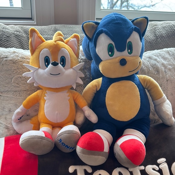 Build A Bear 🐻 Sonic & Tails Plush Toy Set - Picture 6 of 9